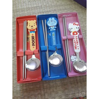 Bộ thìa đũa hoạt hình siêu cute cho bé