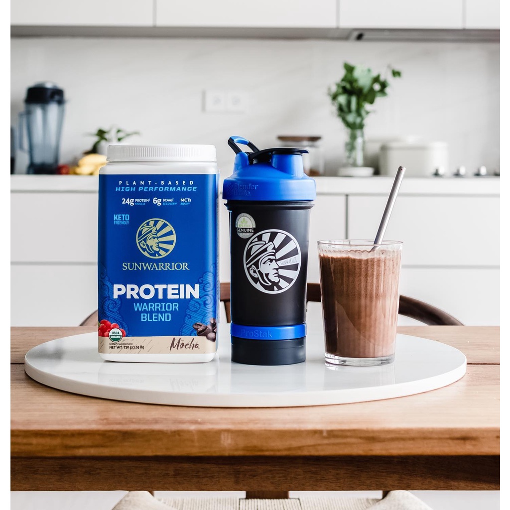 Bột đạm thực vật protein hữu cơ Sunwarrior tập gym, bà bầu, kém ăn