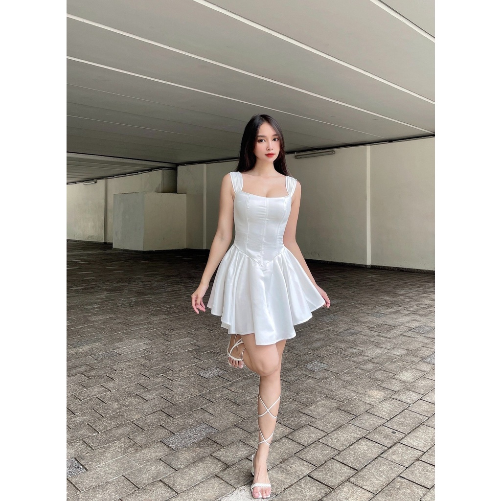 Cilis - Đầm corset xếp ly