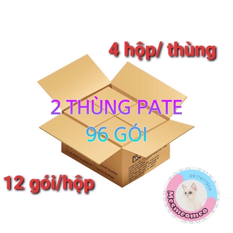 2 THÙNG PATE MEOWCAT 70G x 96 GÓI