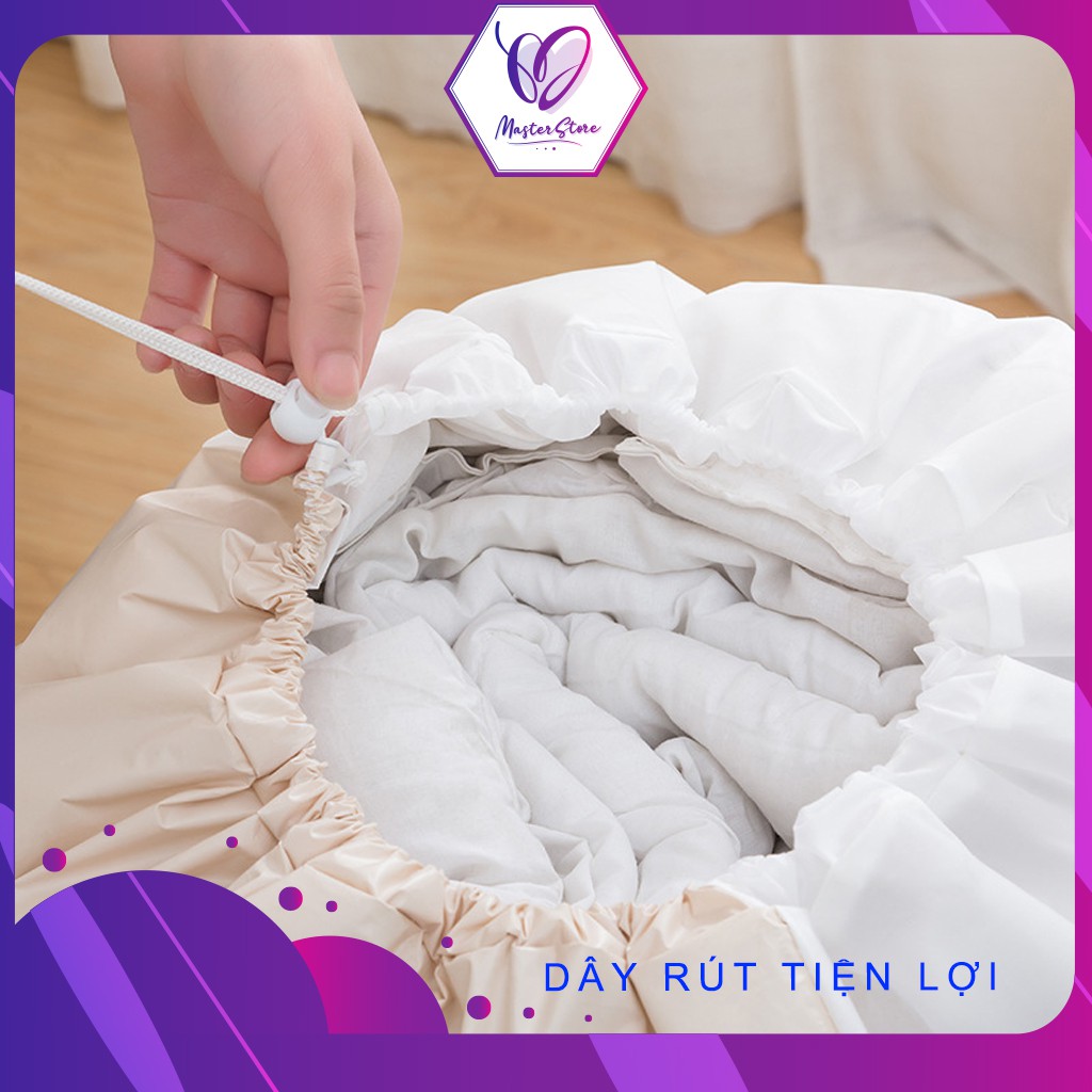 Túi đựng quần áo chăn màn chống thấm có dây rút Master Store