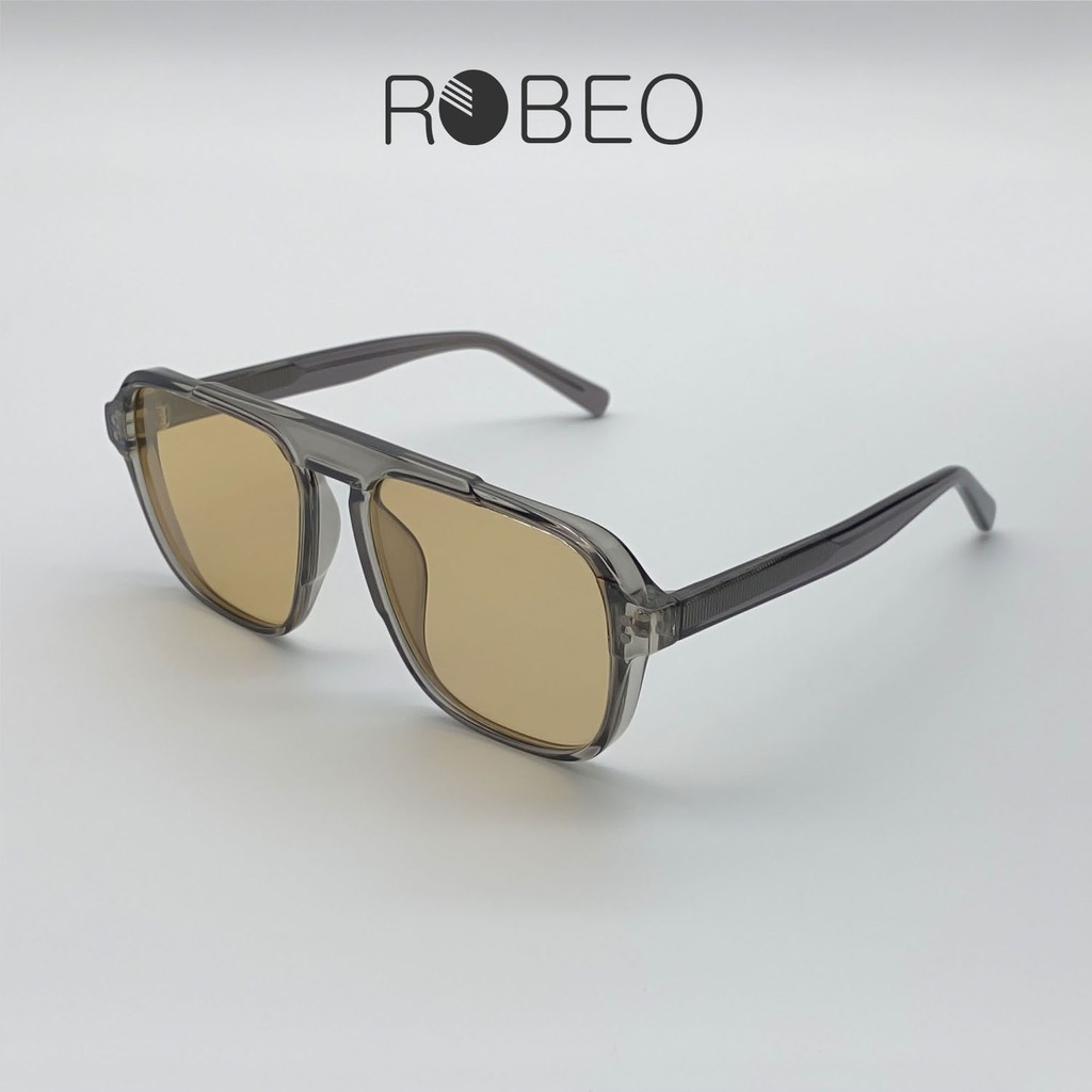 Kính râm thời trang ROBEO R0407, tròng phân cực đổi màu đi ngày và đêm - Fullbox