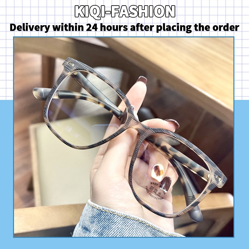 Kính Mắt Gọng Vuông Nhỏ Chống Bức Xạ/ Ánh Sáng Xanh Thời Trang Hàn Quốc Cho Nữ