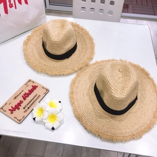 Mũ cói panama cao cấp rua siêu sang chảnh(tặng hoa cài tóc)