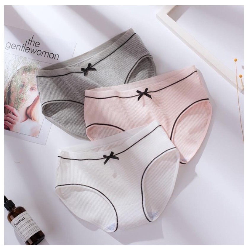 Quần lót nữ🍄[FREE SHIP]🍄Giảm 20k [QUAN LOT NU] Quần Lót Cotton Muji đính nơ cute kiểu mới hàng chính hãng nhập khẩu | BigBuy360 - bigbuy360.vn