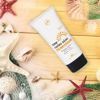 Kem chống nắng vật lý - Kem Chống Nắng Nâng Tone Kiềm Dầu Phấn Nụ Hoàng Cung