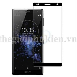 Kính cường lực 4D Sony Xperia XZ2 full màn siêu cứng - Nhiều màu