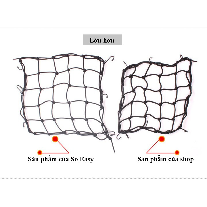 Dây thun ràn,chun, dây lưới co giãn, đàn hồi ràn đồ, nón đi phượt xe máy, honda, xe mô tô,xe máy-OTM007
