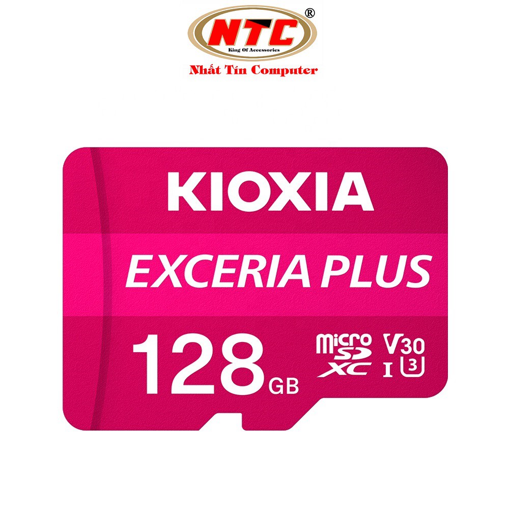 Thẻ nhớ MicroSDXC Kioxia Exceria Plus 128GB U3 4K V30 A1 R100MB/s W65MB/s (Tím)