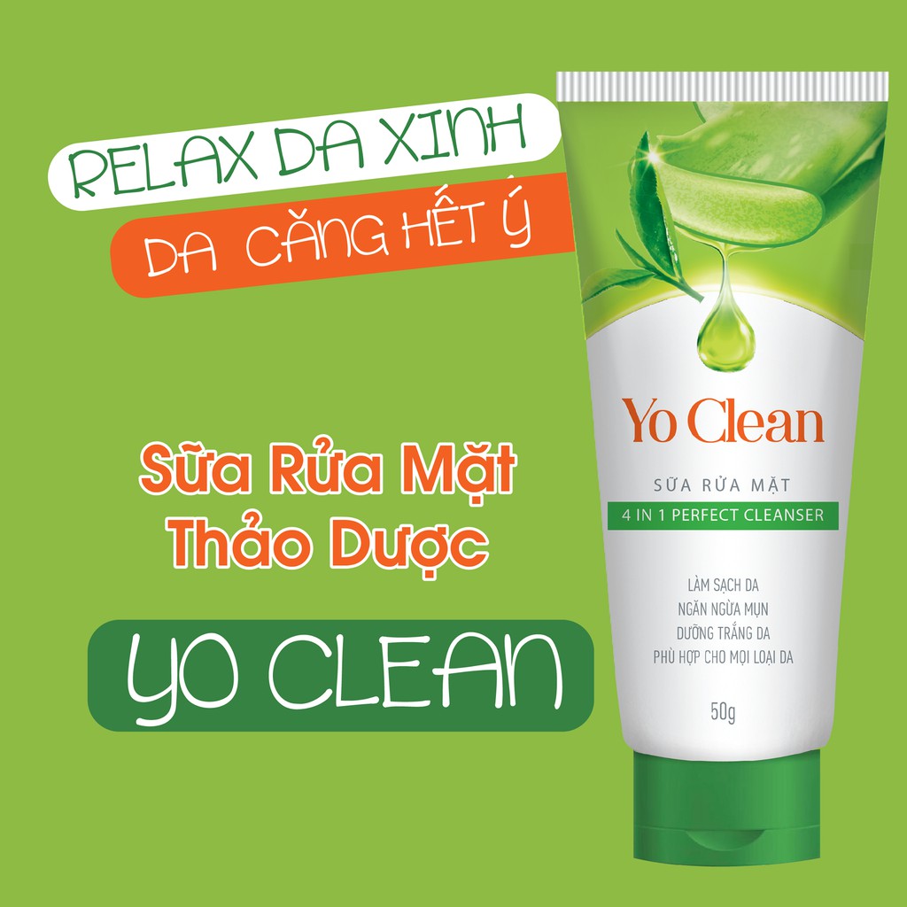 SỮA RỬA MẶT YO CLEAN 50G