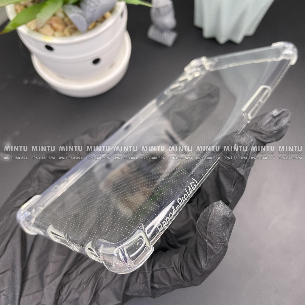Ốp Oppo Reno 4 Pro  - Loại trong suốt chống sốc bảo vệ camera TSCS