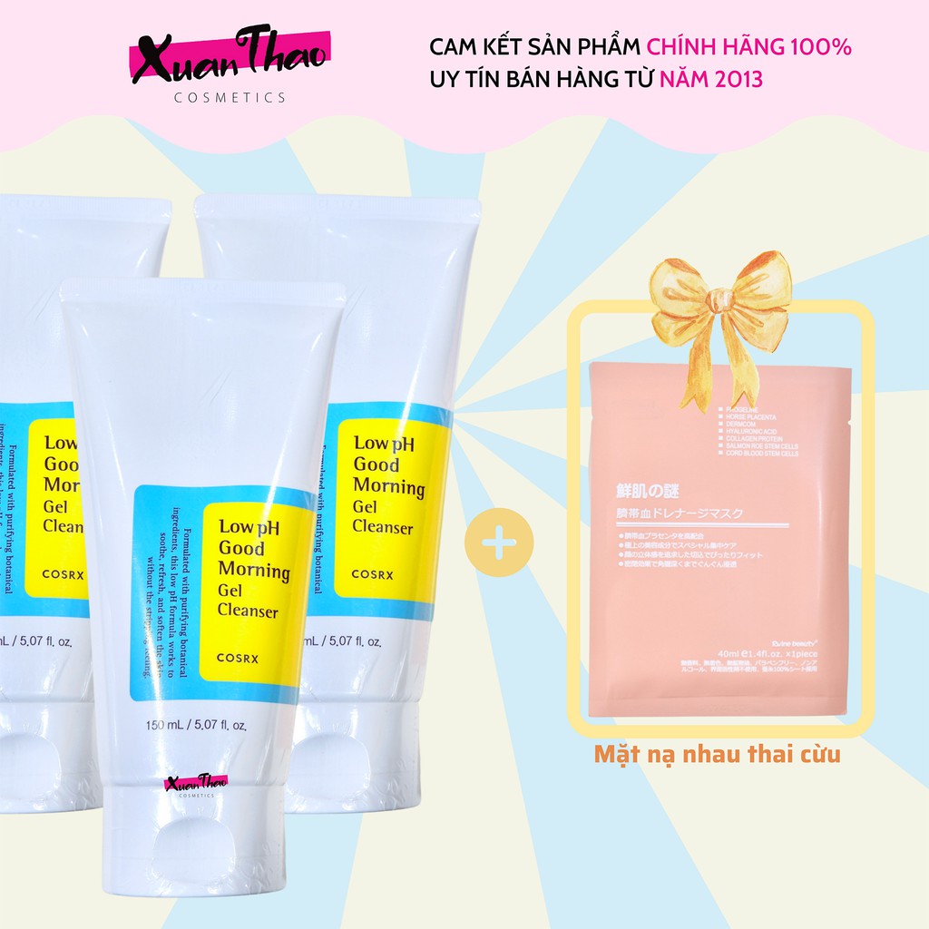 Sữa Rửa Mặt COSRX Low PH Good Morning Gel Cleanser Hàn Quốc