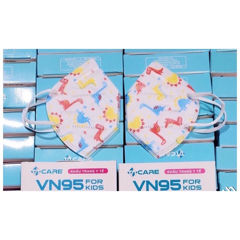 HỘP 10 KHẨU TRANG VN95 CHO BÉ, KHẨU TRANG Y TẾ CHO BÉ