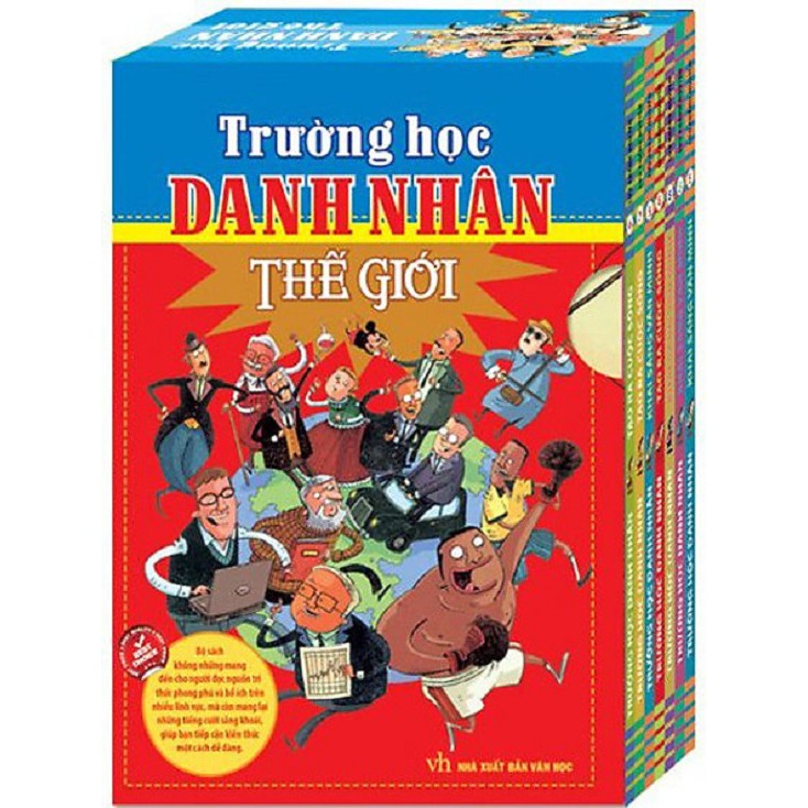 Sách - Trường Học Danh Nhân Thế Giới (Bộ 5 Cuốn Ngẫu Nhiên) - nguyetlinhbook