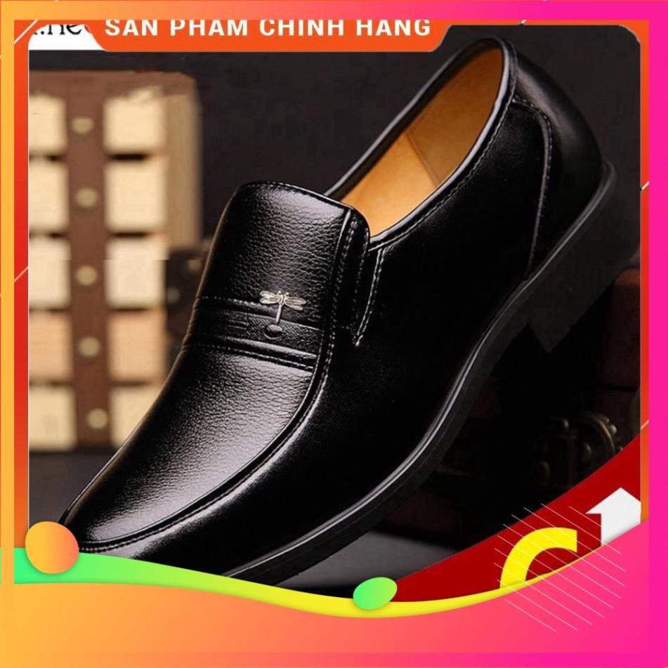 Giày nam trung niên ♥️ FREESHIP ♥️ da bò xịn hàng da đẹp tăng chiều cao thêm 6cm kết hợp quần áo siêu đẹp (dd21)