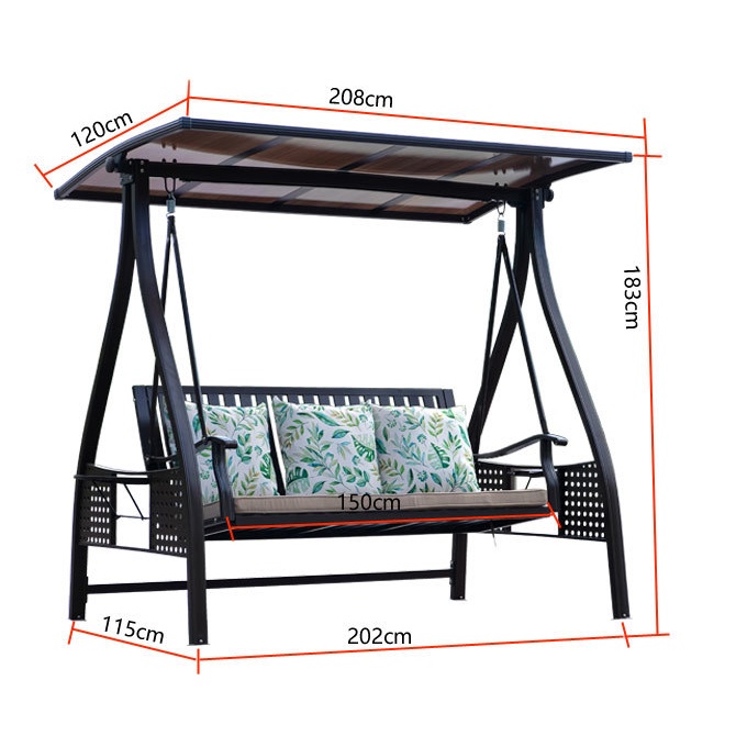 XÍCH ĐU NGOÀI TRỜI THƯ GIÃN BẰNG NHÔM ĐÚC CAO CẤP