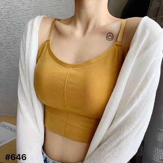 ÁO BRA THUN DỆT KIM HAI DÂY MÚT DÀY VỪA 646 ❤️❤️❤️❤️❤️❤️