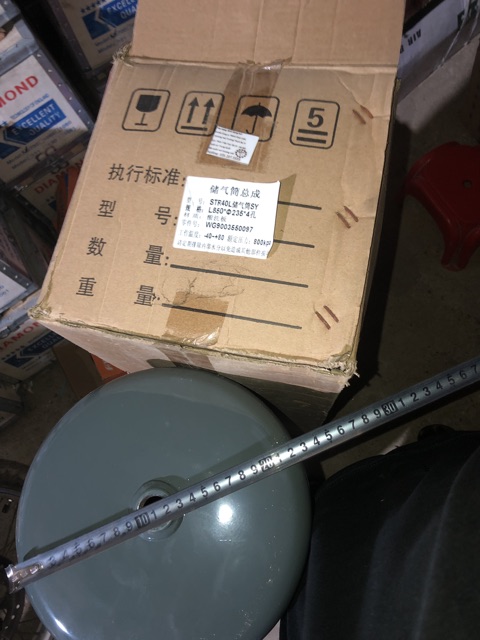 Sản phẩm gia đình làm: bầu hơi ngang 21cm dài 84cm WG9003550097