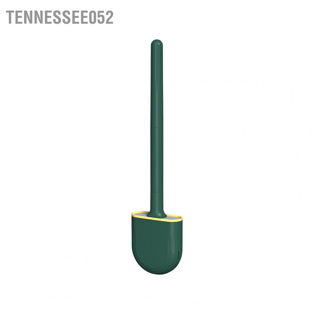 Tennessee052 Wall Mounted Toilet Brush Mini Bathroom Cleaning with Detachable Handle