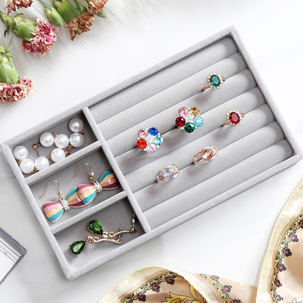 Hộp Đựng Trang Sức Nhiều Ngăn Tiện Dụng