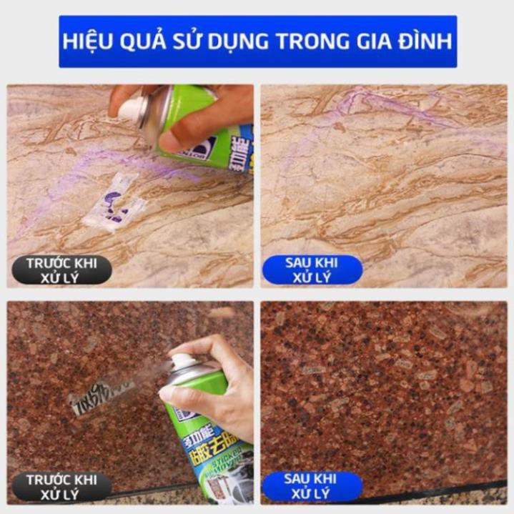 Chai Xịt Tẩy Keo, Nhưa Đường, Băng Dính, Vết Bám Khó Rửa Trên Xe Máy, Ô Tô Remove of sticker 450ml - AQ