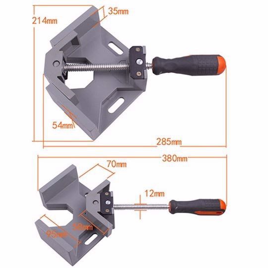 Vam Góc Vuông 1 Tay Cầm; Ê Tô Vuông Góc 1 Tay Cầm; Vam Vuông Góc 90 Độ; Eto Góc Vuông; Eto Kẹp Vuông Góc; Ê Tô Vuông Góc