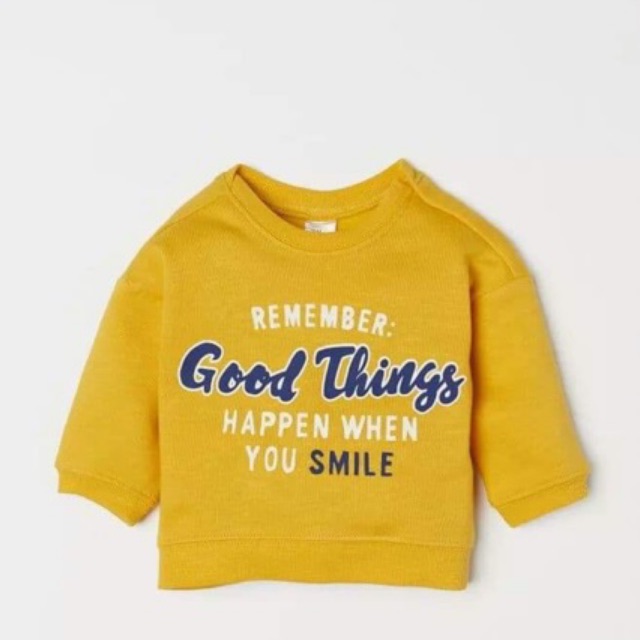 Áo nỉ HM sz 9-12m