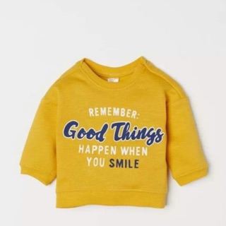 Áo nỉ HM sz 9-12m