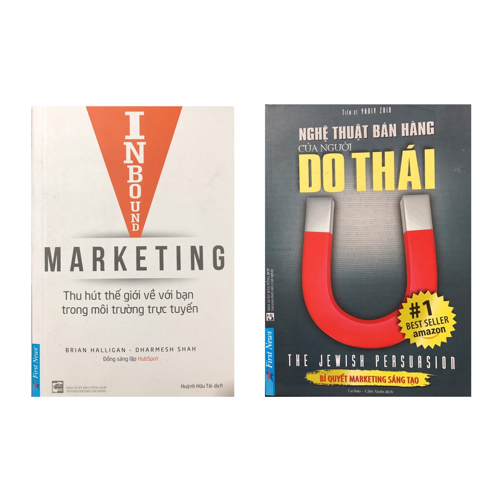 Sách - Combo Nghệ thuật bán hàng của người Do Thái + Marketing thu hút thế giới về với bạn trong môi trường trực tuyến