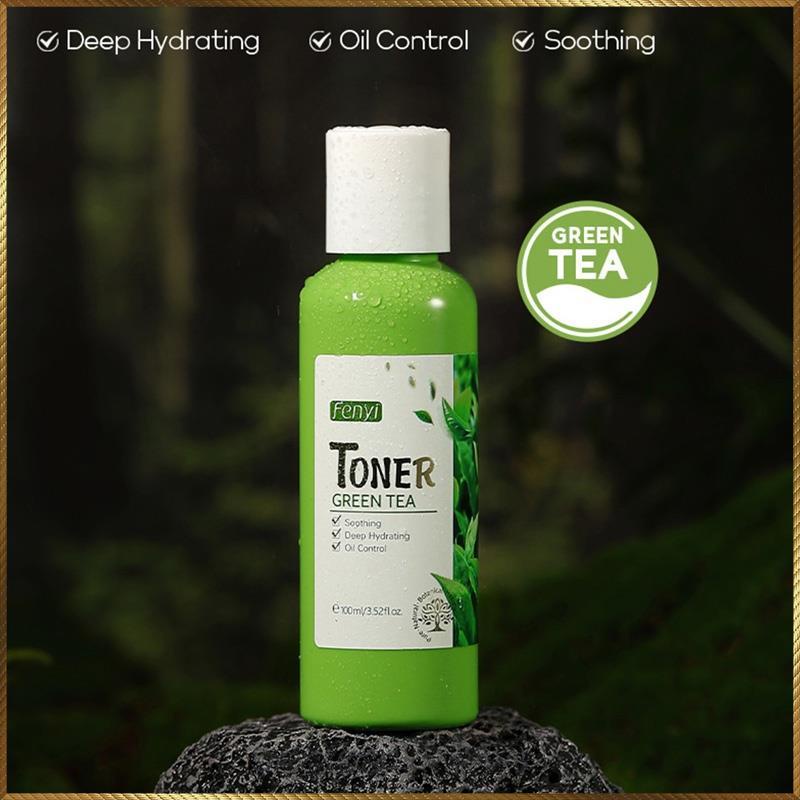 Nước hoa hồng chiết xuất Trà Xanh Fenyi Green Tea Toner giảm mụn tiêu viêm FTT7