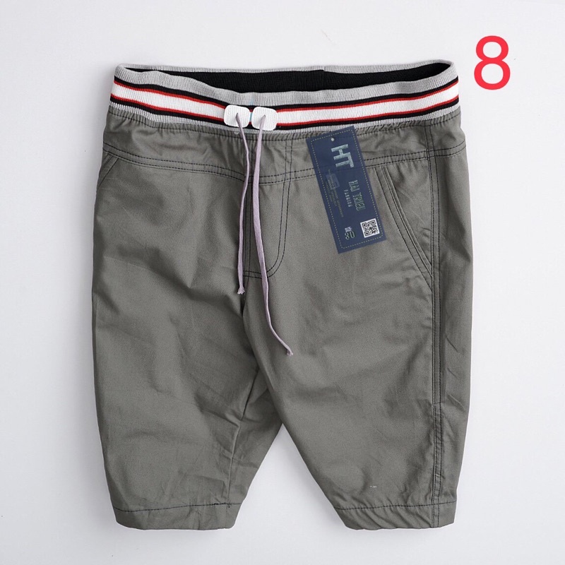 Quần short kaki nam lưng thun Size 34-35-36  HT0144