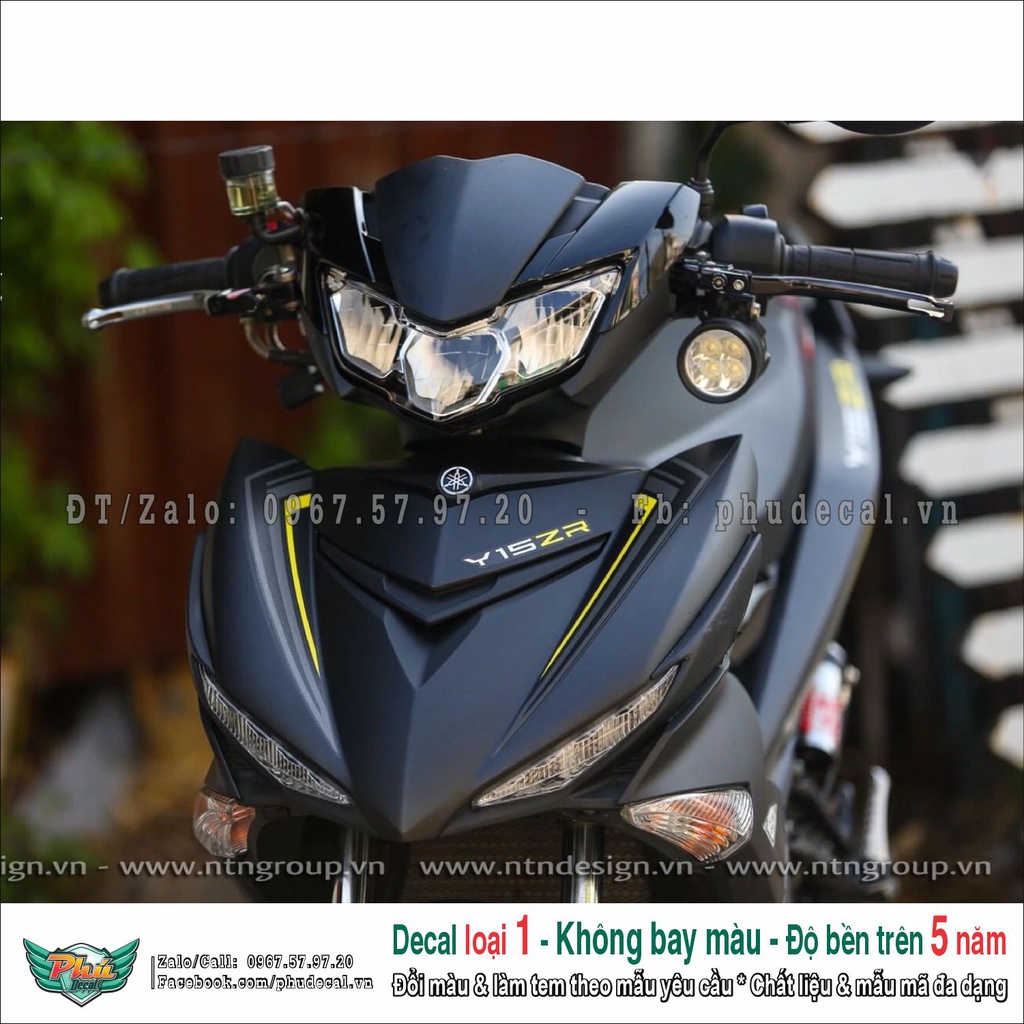 Tem rời Exciter 150 đen nhám (2)