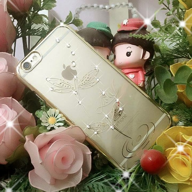 ốp lưngĐính đá ip4/5/6/6plus