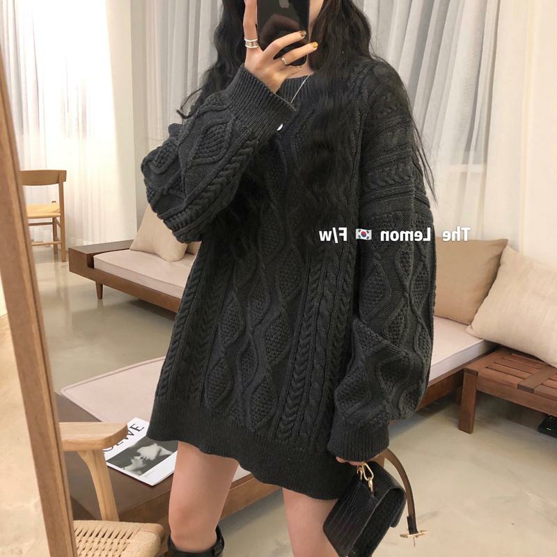 Đầm dệt kim dáng rộng dài vừa size lớn hợp thời trang cho nữ  | BigBuy360 - bigbuy360.vn