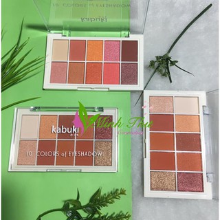 Bảng phấn mắt Kabuki 10 Ô cao cấp