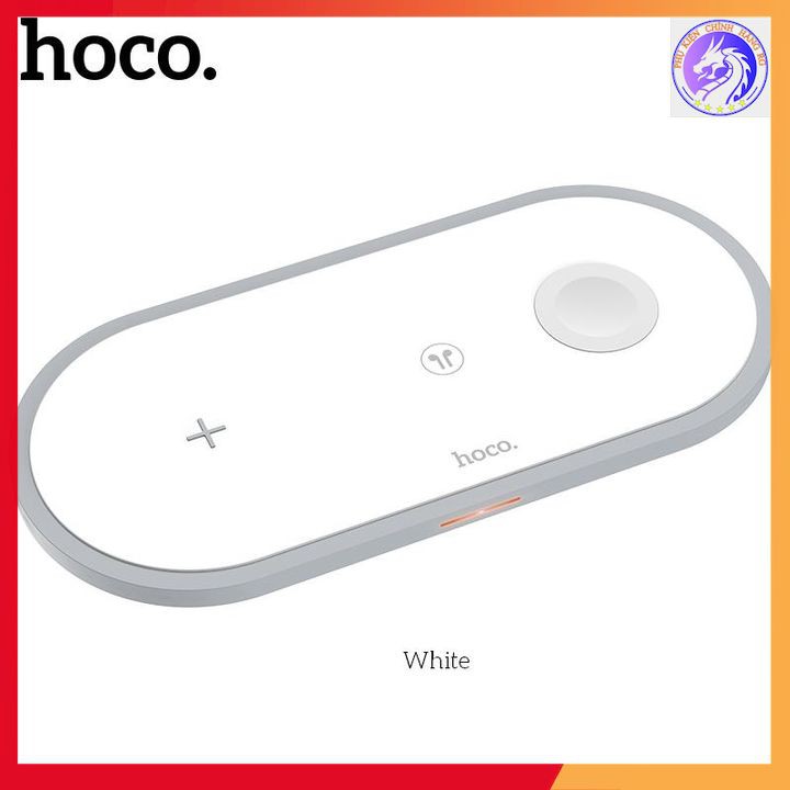 Đế Sạc Không Dây Cao Cấp 3 In 1(SmartPhone+Airpods+SmartWatch)  Hoco CW24 Chính Hãng - Bảo Hành 12 Tháng