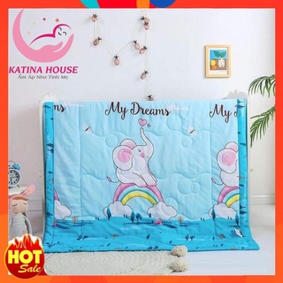 Chăn mền lụa trẻ em, mền siêu mềm mát, thích hợp đắp hè, kích thước 1m2x1m5