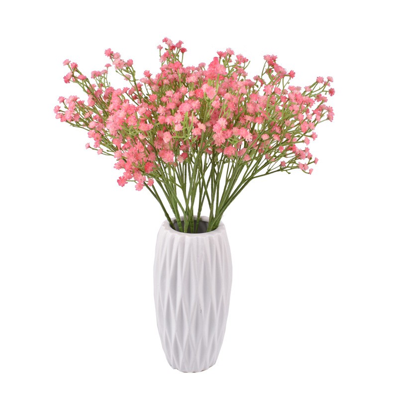 Hoa giả-Hoa baby PU cành dài 53cm nhiều nhánh nhỏ cắm điểm trang trí nhà cửa decor quán cafe