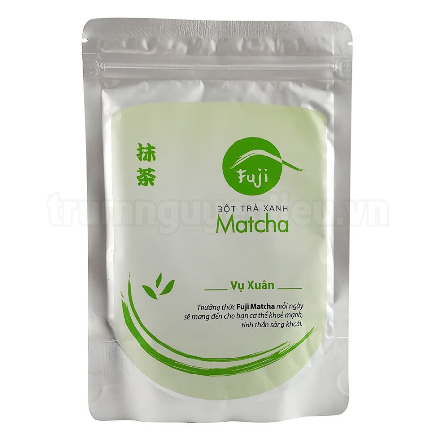 Bột trà xanh Fuji Matcha Chính Sơn vụ Xuân - túi 100g - Hàng chính hãng