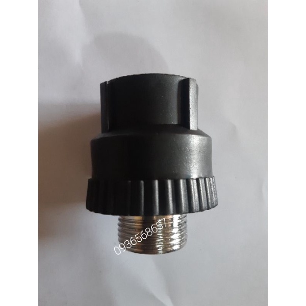 Măng sông (nối thẳng) ren ngoài PPR đen UV 25 3/4