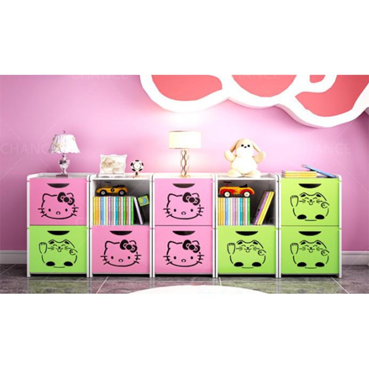 Tủ đầu giường mèo Kitty thiết kế nhỏ gọn, hiện đại FNN 275 | BigBuy360 - bigbuy360.vn
