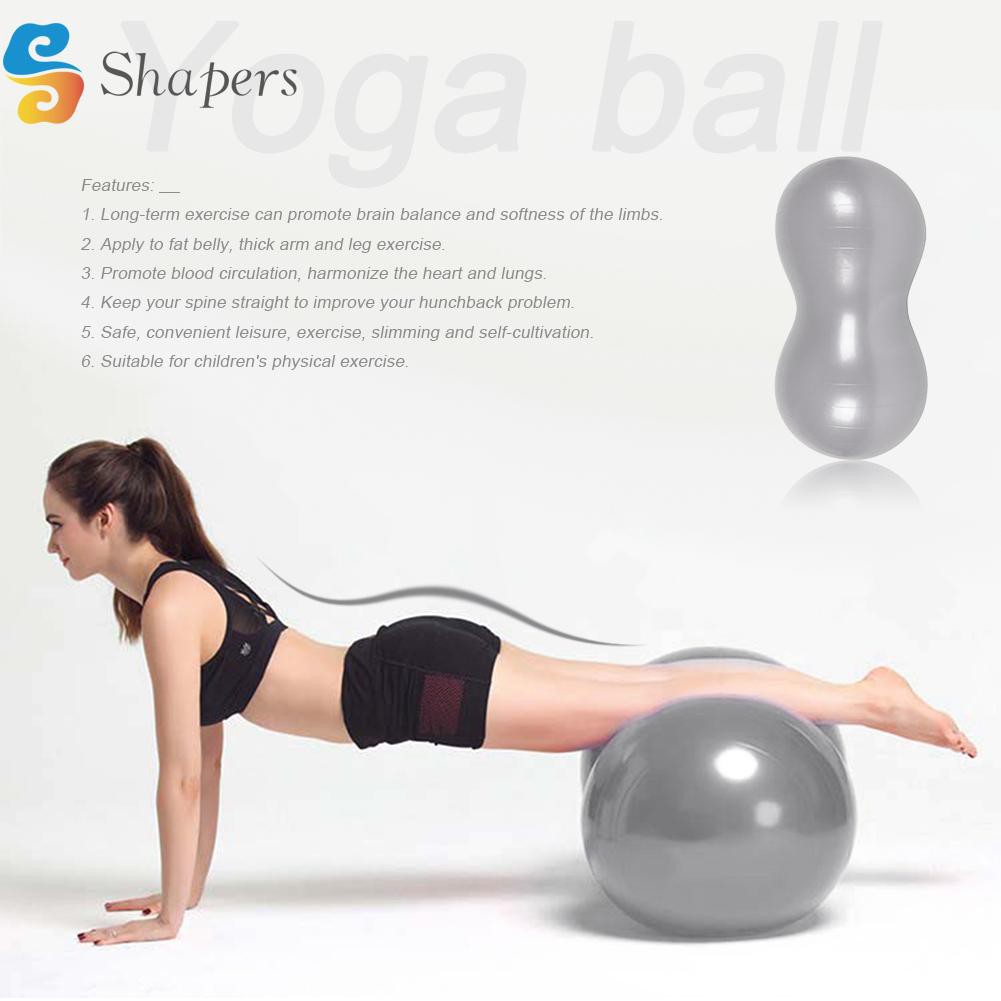 READY√SA❀PVC Peanut Massage Ball Fitness Body Fascia Exercise Relieve Pain Yoga Ball