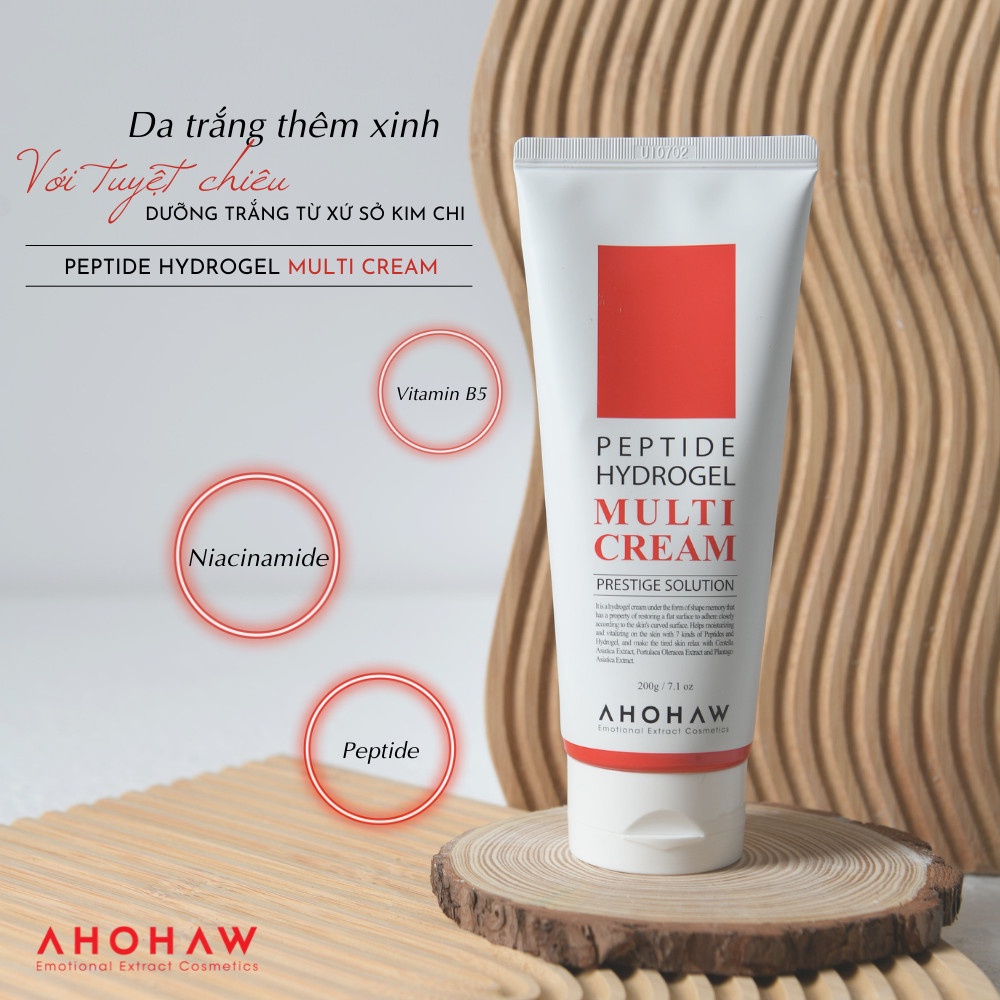 Bộ đôi Căng Bóng - Phục Hồi Ahohaw Inten Cure Hydro 150ml & Multi Cream 200g - Tăng cường phục hồi và tái tạo da