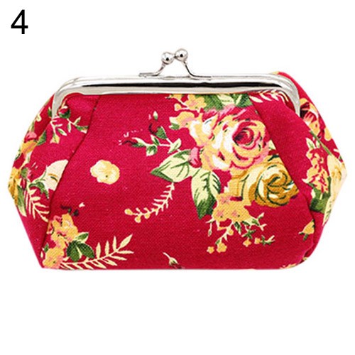 Ví Cầm Tay In Hoa Chất Liệu Vải Canvas U25