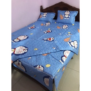 TRỌN BỘ GA PHỦ TRẦN BÔNG 5 MÓN - DOREMON ĐÀN