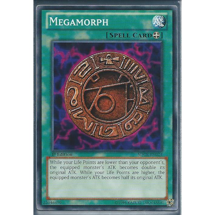 Lá bài thẻ bài Yugioh SDCR-EN024 Megamorph