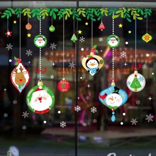 Combo Giấy dán kính noel ( còn số 3-5-6-7-8)