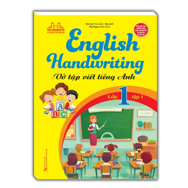 Sách - English Handwriting - Vở tập viết tiếng anh lớp 1 tập 1