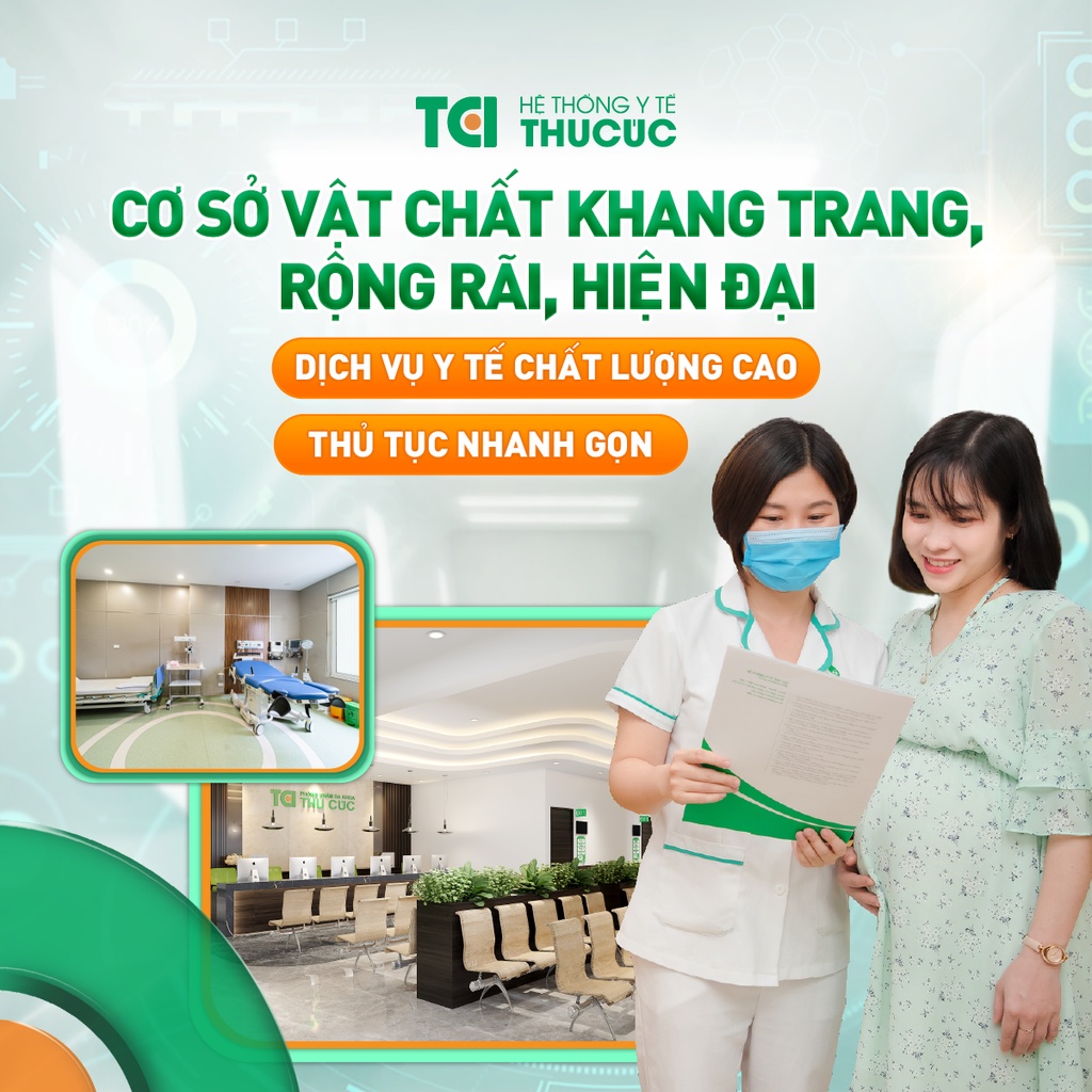 Hà Nội [E-Voucher] Khám thai và siêu âm giúp kiểm tra sự phát triển của thai nhi tại Bệnh viện Thu Cúc - TCI Hospital