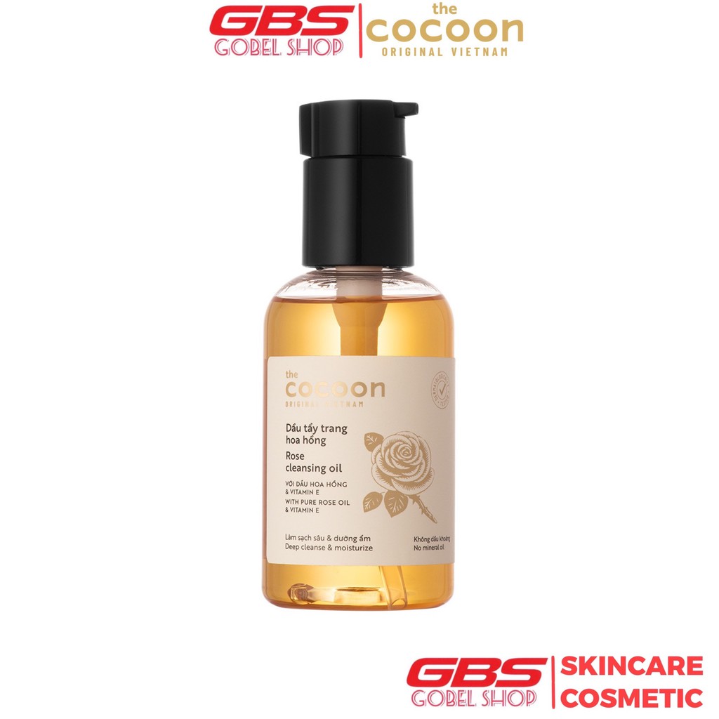 Dầu Tẩy Trang Chiết Xuất Hoa Hồng Cocoon Rose Cleansing Oil 140ml